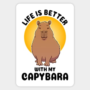 Life is better with my Capybara Sticker